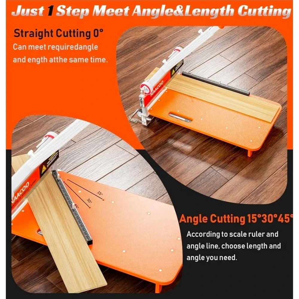 NAACOO 13 Inch Heavy Duty Flooring Siding‎ Cutter Tool Telescopic Handle